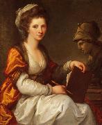 Angelica Kauffmann, Selbstbildnis mit Beste der Minerva